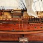 HMS Bark Endeavour James Cook's Tall Ship 38" Wood Model Sailboat Assembled