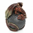 Enchanted Dragon Protector of Celtic Orb Treasure Jewelry Box Liam Manchester