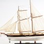 Lynx America's Privateer Tall Ship 34" Built Handmade Wood Model Boat Assembled