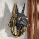 Ancient Egyptian Art Anubis, the Jackal God 15" Wall Sculpture