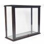 Display Case Wood Table Top Cabinet with Plexiglass 36" for Boats Tall Ships Yachts Models