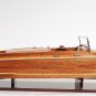 Chris Craft Runabout Speed Boat Double Cockpit 32.5" Wood Model Assembled