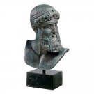 Ancient Greek God Of Water Poseidon of Artemision Sculptural Statue Bust