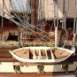 USS Constitution Old Ironsides Tall Ship 65" Wood Model With Display Assembled