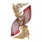 Italian Ivrea Carnivale Mask Replica Wall Sculpture By Artist Michael Taylor