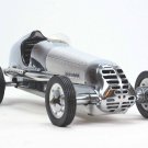 Antique 1930 Legendary Silver BB Korn Tether 21.8" Aluminum Model Race Car