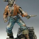 Steampunk Pirate Captain Morgan Guarding His Treasures 9.5" Statue