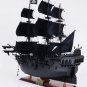 Black Pearl Caribbean Pirate Tall Ship 35" Built Wood Model SailbBoat Assembled