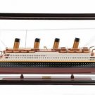 RMS Titanic Ocean Liner 32" Wood Cruise Ship Model Boat Assembled With Display