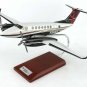 Airplane Beechraft Super King Air 350i Private Jet Wood 17.25" Model Aircraft