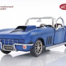 Antique Automobile 1963 Chevrolet Corvette Blue Stingray 18" Metal Model Car