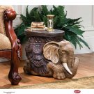 Fortune Exotic African Elephant 20.5" Sculptural Side Table