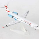 Airplane Austrian Airlines Fokker F-100  Diecast  Model Aircraft