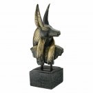 Ancient Egyptian God Anubis Handmade 18" Desktop Statue Busts