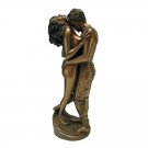 Contemporary Art  Romantic Lovers 10.5" Nude Statues By Artist Kaleb Martyn