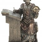 16th Century Great Astronomers Nicolaus Copernicus  Cold Cast Bronze Statue