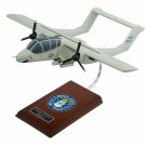 Airplane USAF North American Rockwell OV-10 Bronco 17.75" Wood Model Aircraft
