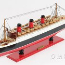 RMS Queen Mary Cruise Ship 40" Built Ocean Liner Wooden Model Boat  Assembled