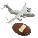 Airplane USAF C-17 Globemaster III High-Wing T-Tailed 8" Wood Model Aircraft