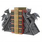 Bookends Medieval Gothic Castle Dragons Statues Set of Two