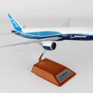Airplane Boeing House 777-200LR ZHENG HE 14"  Diecast Desktop Model Aircraft