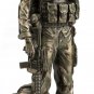 American Armed Forces Defend And Serve Female Soldier 11.5"  Sculpture