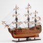 HMS Victory Admiral Nelson Flagship Tall Ship 37" Built Wooden Model Assembled