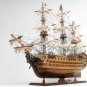HMS Victory Admiral Nelson Flagship Tall Ship 37" Built Wooden Model Assembled