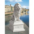 Lion of Florence Palazzo Vecchio 28" Statue With Base