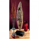 Asian Art Thai Sukhothai Buddha Face Fragment Lage 29.5 " Statue