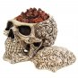 Medieval Gothic Style Skull's Soul Spirit Sculptural Jewelry Box By Anne Stokes