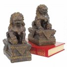 Forbidden City Guardian of the Centuries Giant Giant Foo Dog 9" Statues Set of 2