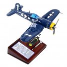Airplane USMC World War II CORSAIR F4U1 With Ordinance 10" Wood Model Aircraft