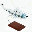 Helicopter Sikorsky S-61N  Demonstrator House Colors 14" Wooden Model Aircraft