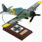 Airplane German  Luftwaffe Focke Wulf FW-190A  WWII 14.7" Wood Model Aircraft