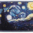 French Art  Vincent Van Gogh 1889  The Starry Night Reproduction 9" Art Glass