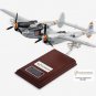 Airplane Lockheed P38J Lightning Putt Putt Maru 14.25" Wood WWII Model Aircraft