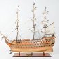 HMS Victory Admiral Nelson Flagship Tall Ship 58" Model With Display Assembled