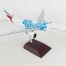 Airplane Emirates Boeing 777-300ER Expo 2020 Blue Diecast 14.5" Model Aircraft