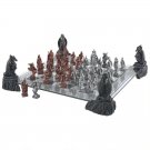 Ancient Medieval Mystical Legends Gremlins, GoblinsAnd Trols Chess Set W/ Board