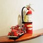 Automobile 1938 Ford Red Fire Engine Truck 15" Metal Model Car