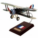 Airplane French Biplane Fighter Nieuport-28 Desk Top 16" WWI  Model Aircraft