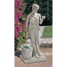 Ancient Greeks Art Goddess of Youth  37.5" Garden Fountain By Bertel Thorwaldsen