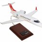 Airplane LEARJET 75 Business Class Jet New Red Livery  20" Wood Model Aircraft
