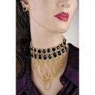 European-style Jewelry Night in Paris  Necklace and Earring Set