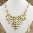European-style Jewelry Montemarte Nightclubs Cabaret Necklace and Earring Set