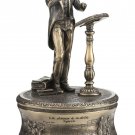 Famous Composer Werdi'sLa Donna E Mobile Cold Cast Bronze Music Box