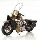 1942 US Army Harley Davidson Motorcycle 12" Metal Model Bike