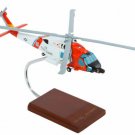 US Coast Guard Sikorsky HH-60J Jayhawk Helicopter 12.5" Wooden Model Aircraft