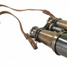 Antique Replica 19 C Victorian Bronze Commanders  Binocular 6.3" Model